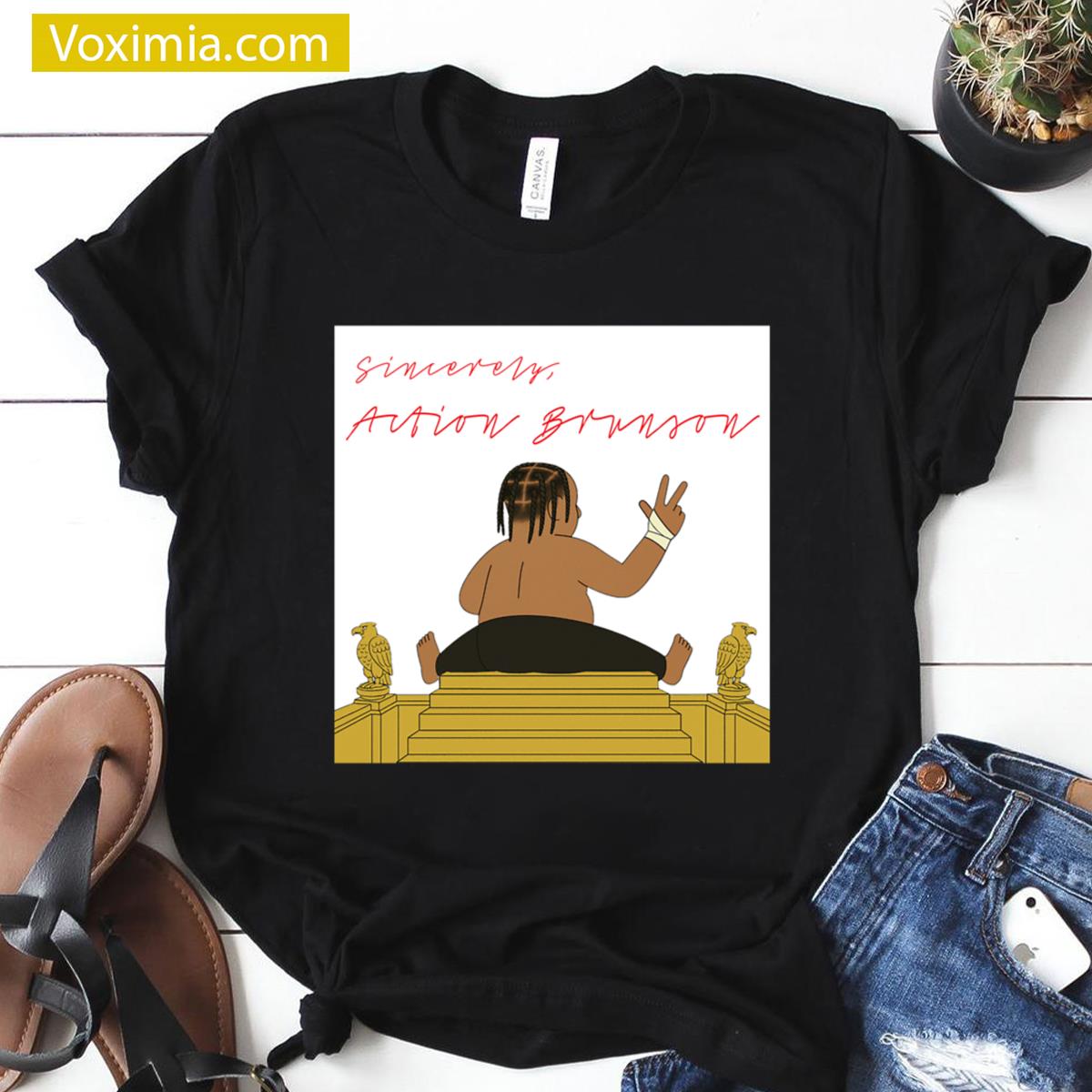Action Knicks Basketball T-shirt