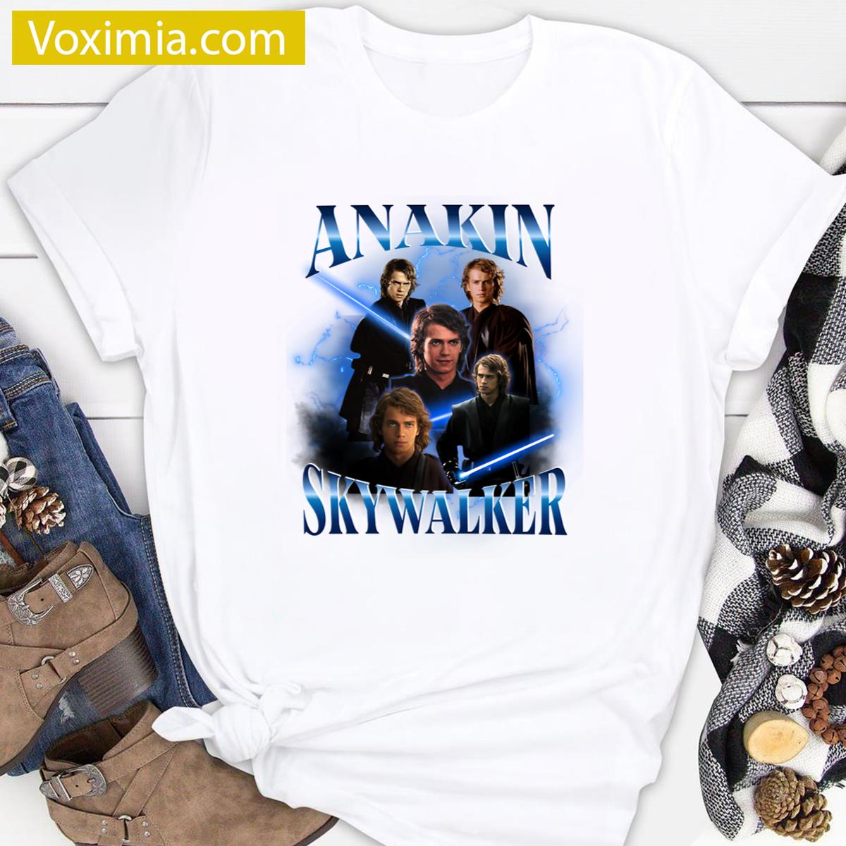 Anakin Skywalker Jedi Collage T-shirt