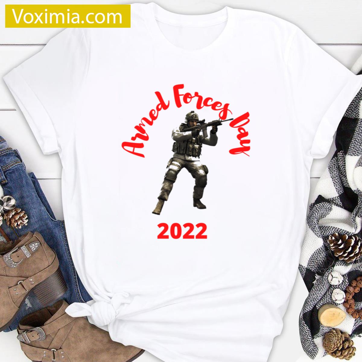 Armed Forces Day Tribute Military T-shirt