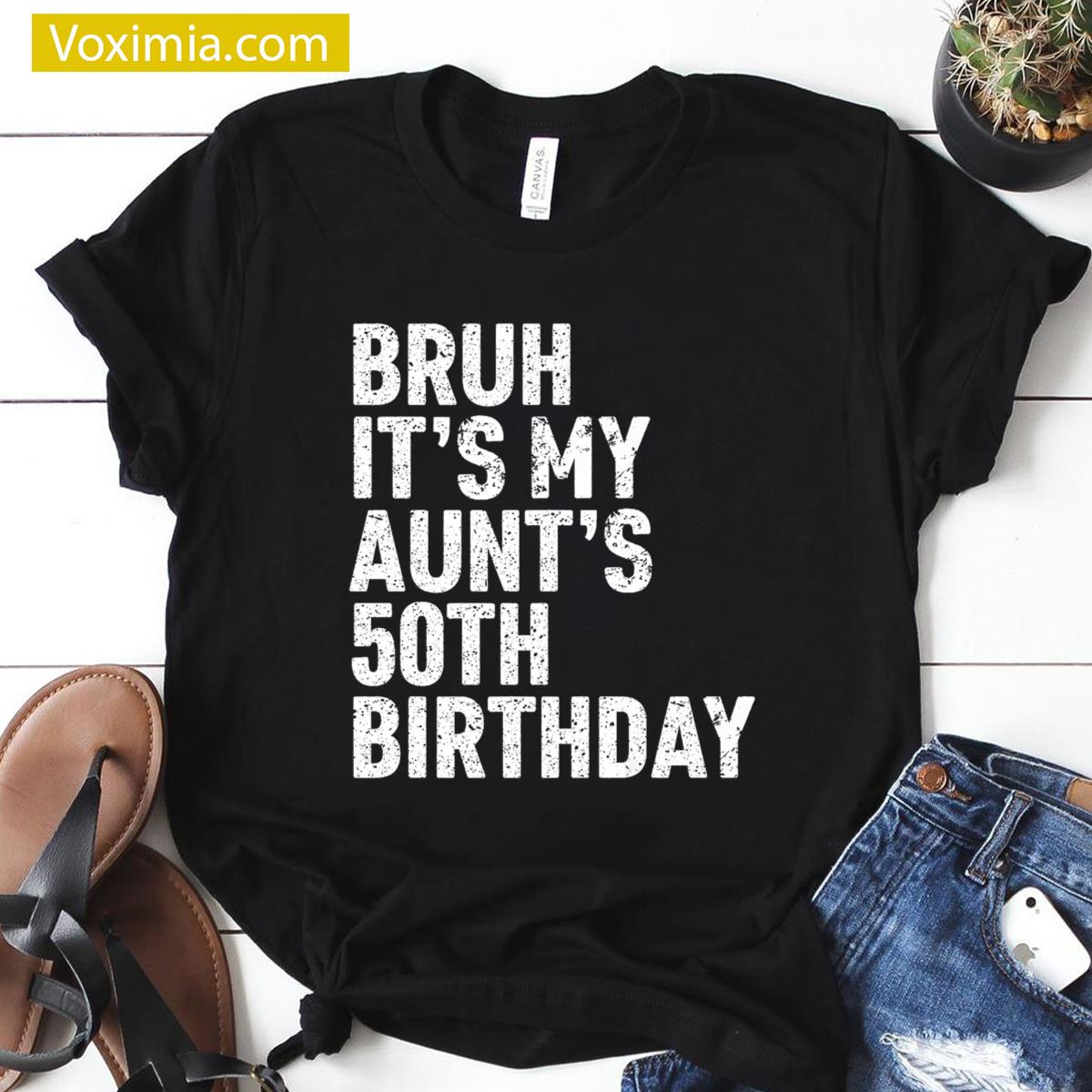 Aunt Birthday Celebration T-shirt