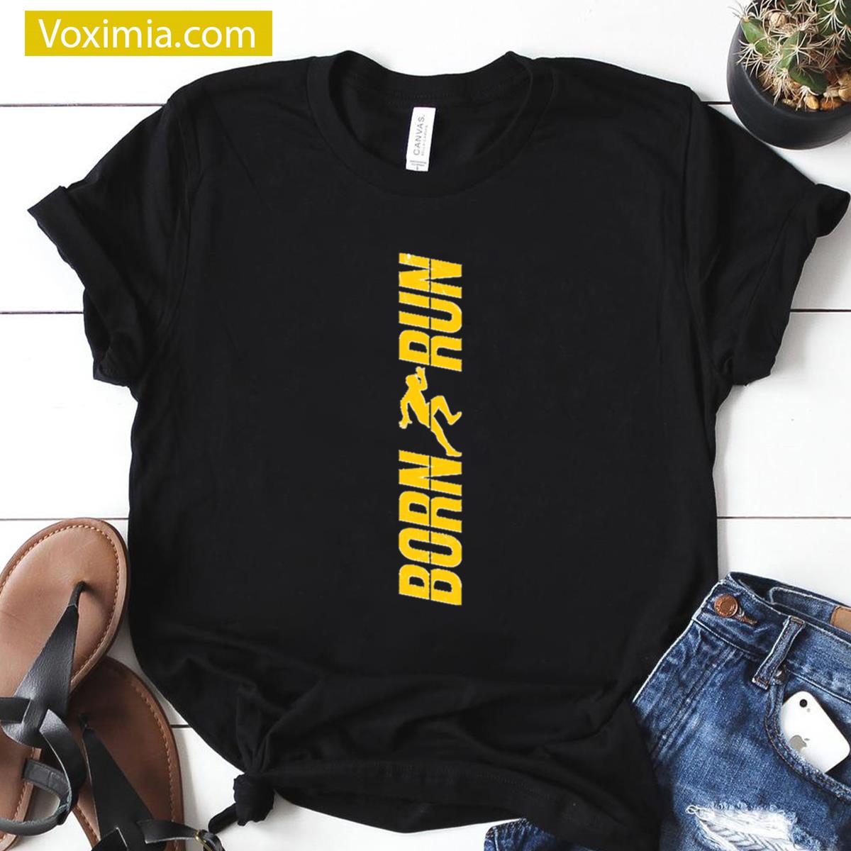 Born To Run Motivational T-shirt