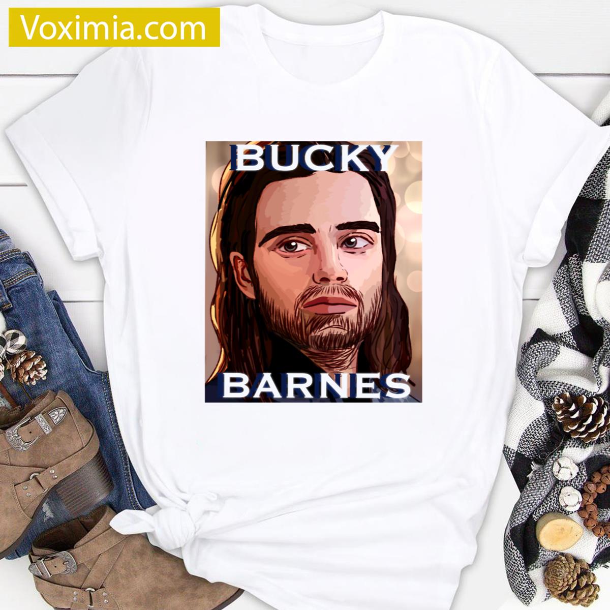 Bucky 2 Cool Superhero Fan T-shirt