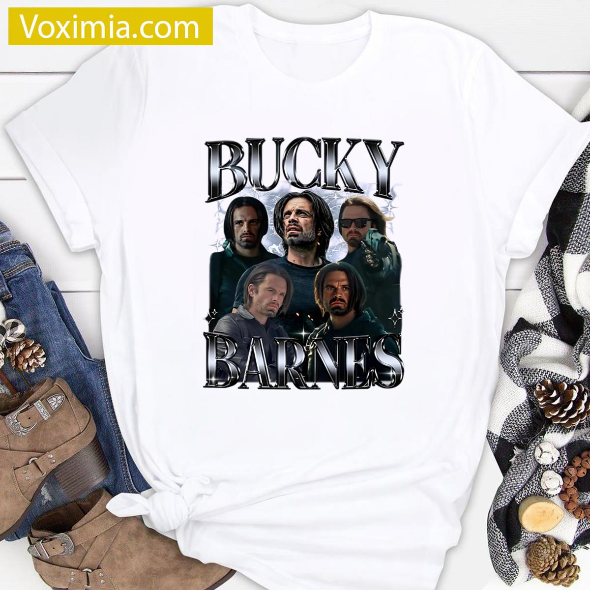 Bucky Barnes Cool Captain America T-shirt
