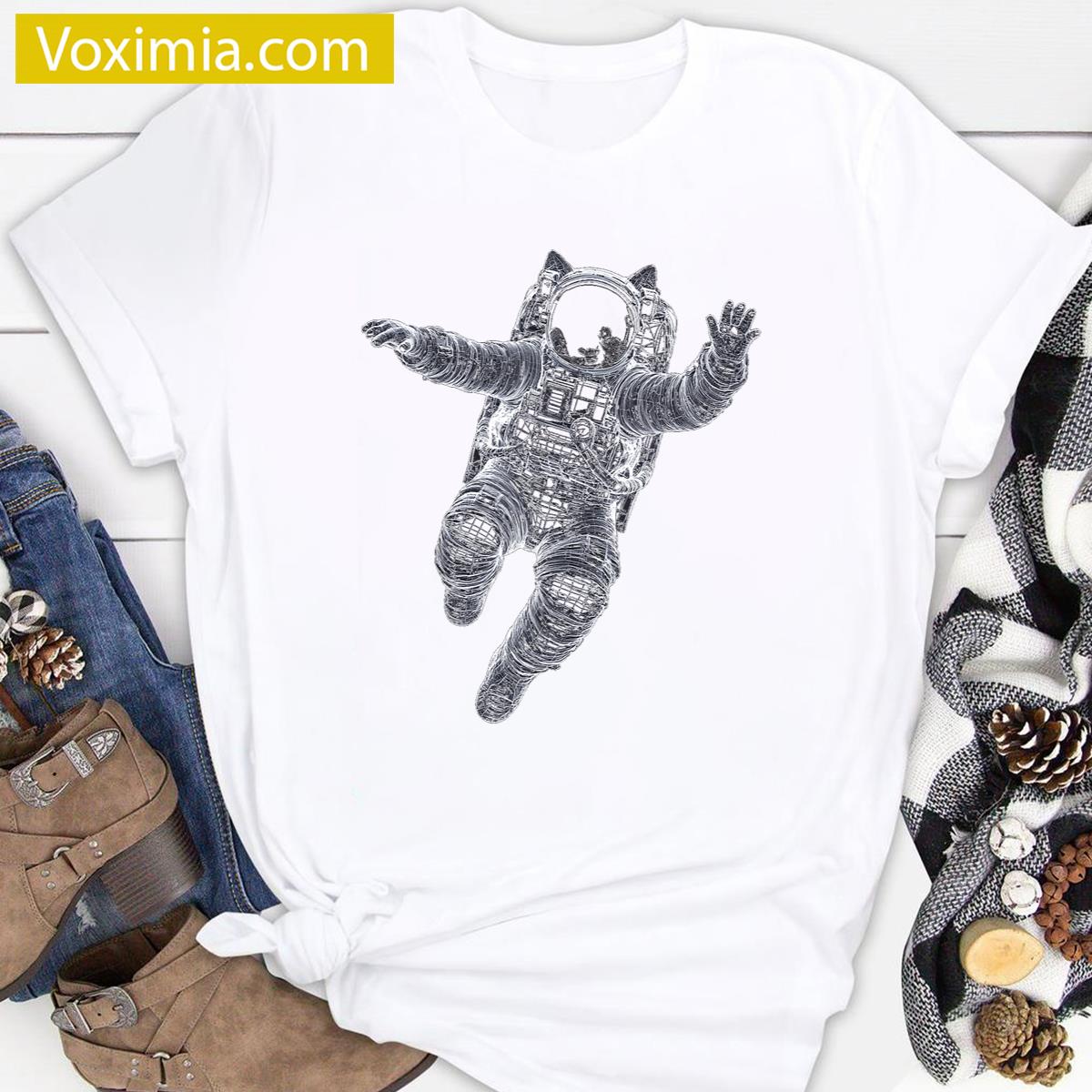 Cat Graphic Art Design T-shirt