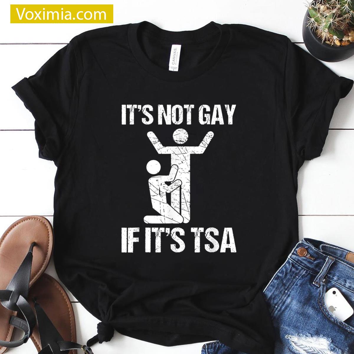 Funny Airport Humor Graphic T-shirt