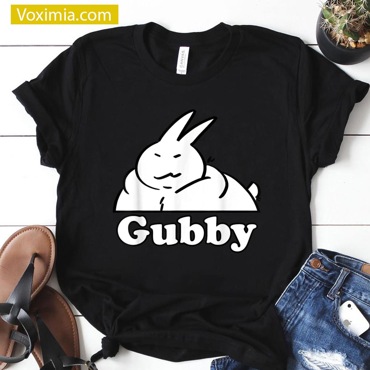 Funny Gubby Rabbit Apparel T-shirt