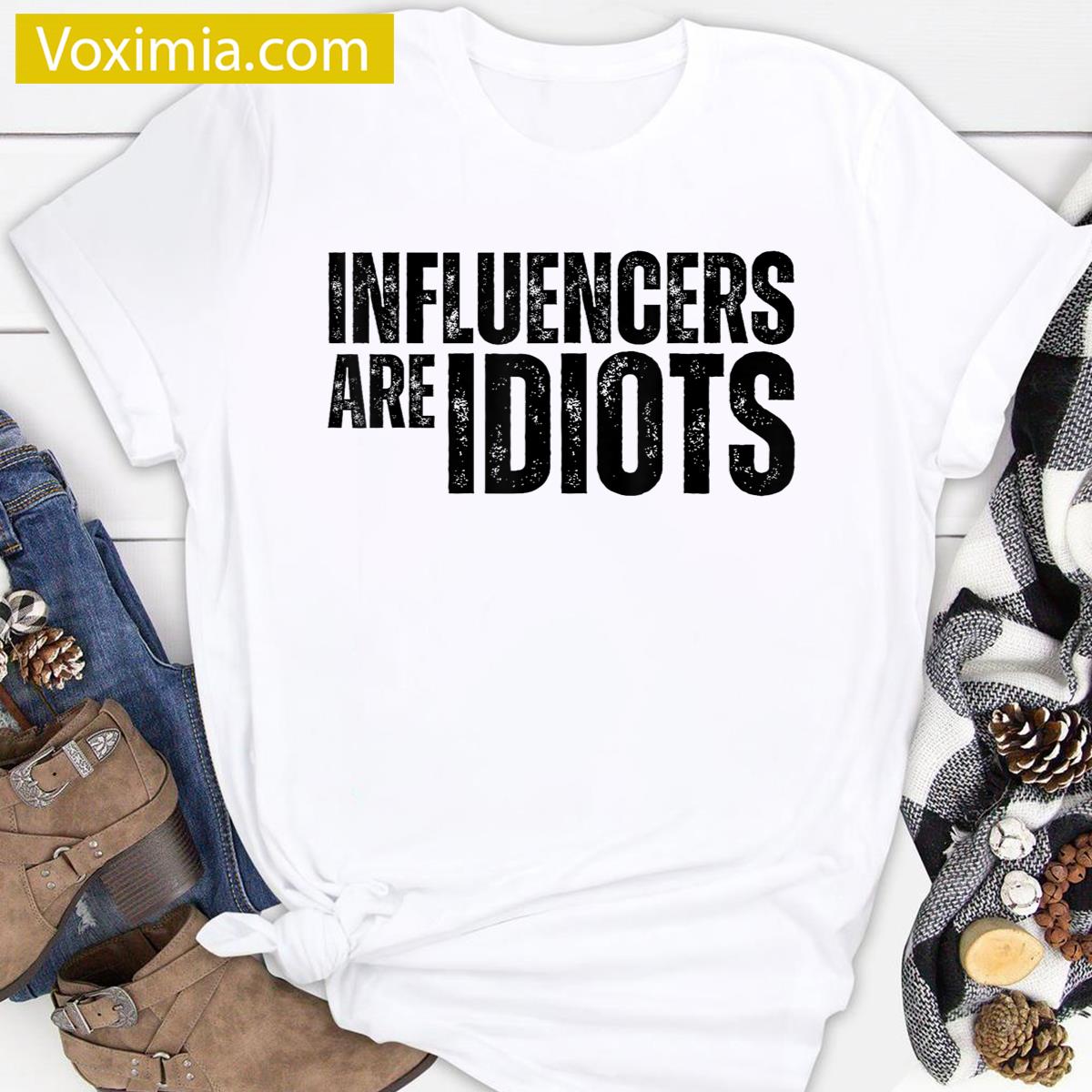 Funny Influencers Graphic Tee T-shirt