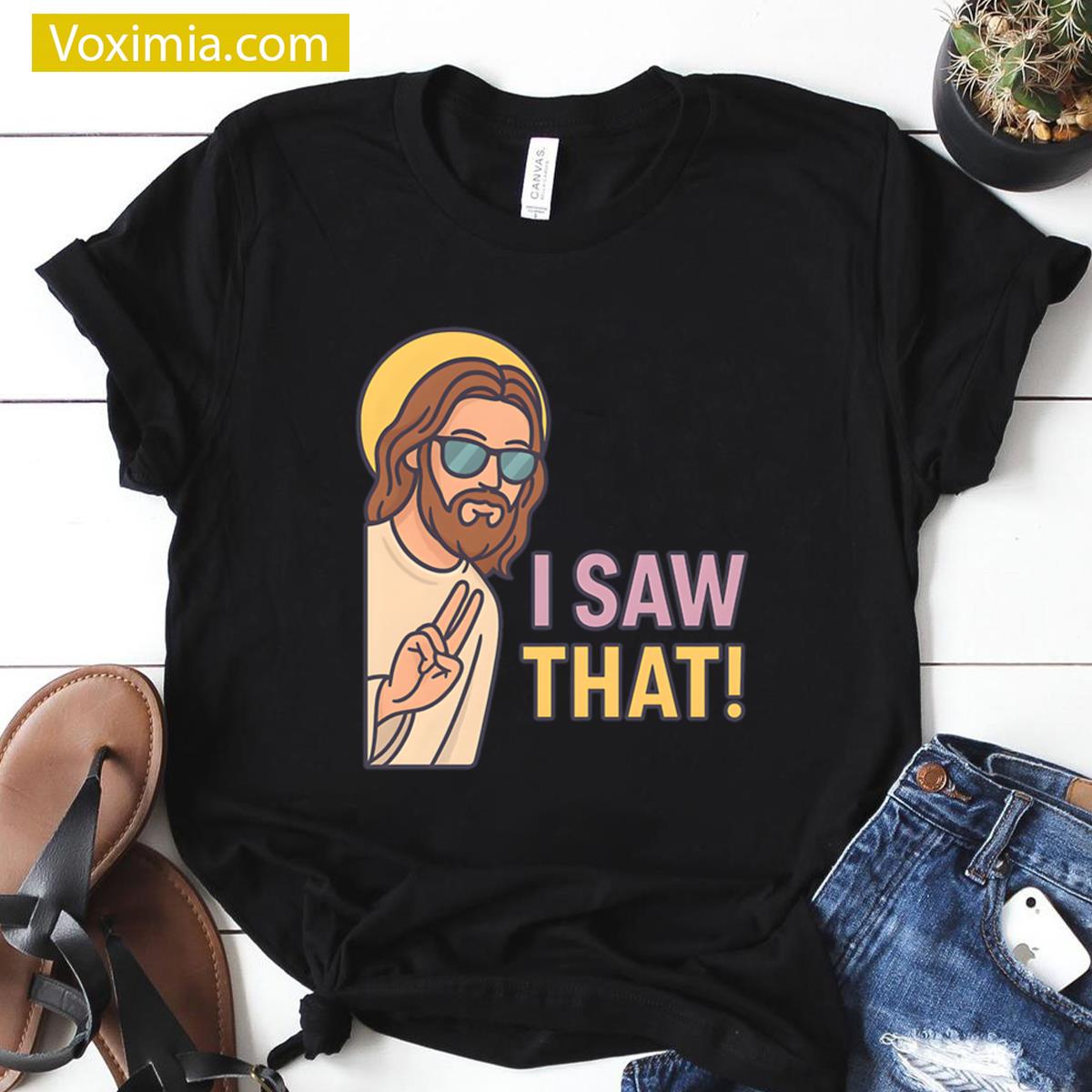 Funny Jesus Meme Casual Wear T-shirt