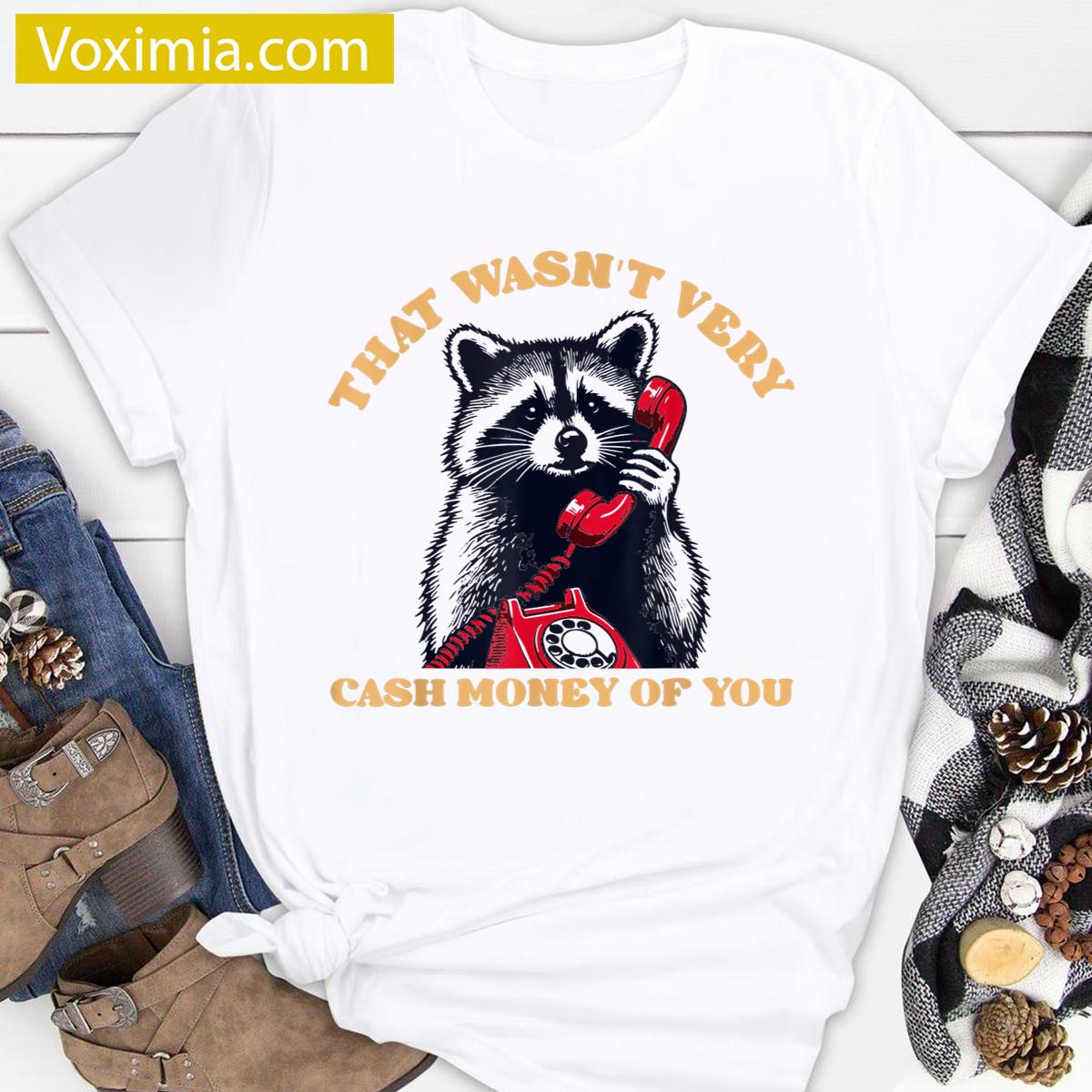 Funny Raccoon Humor Apparel T-shirt