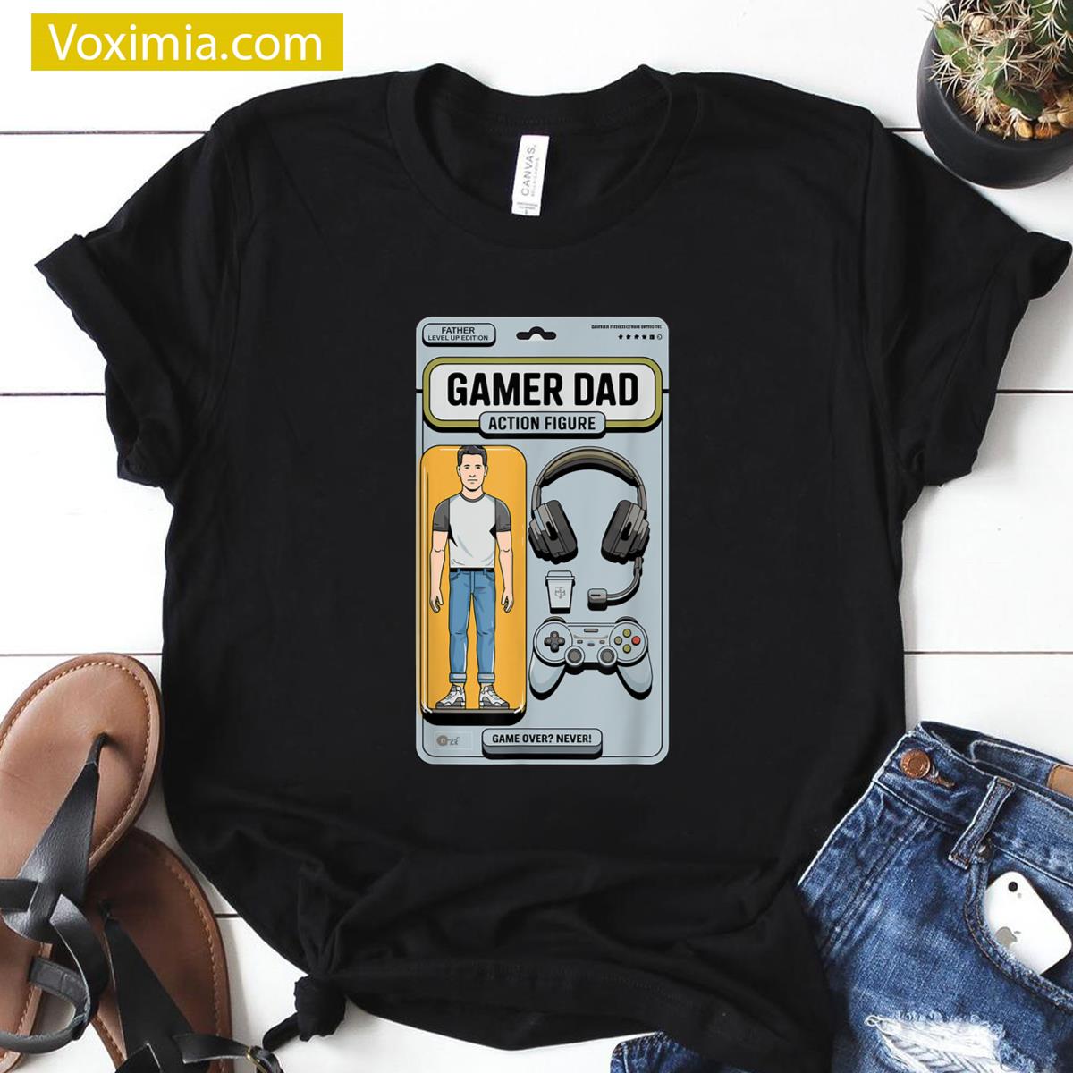 Gamer Dad Funny T-shirt