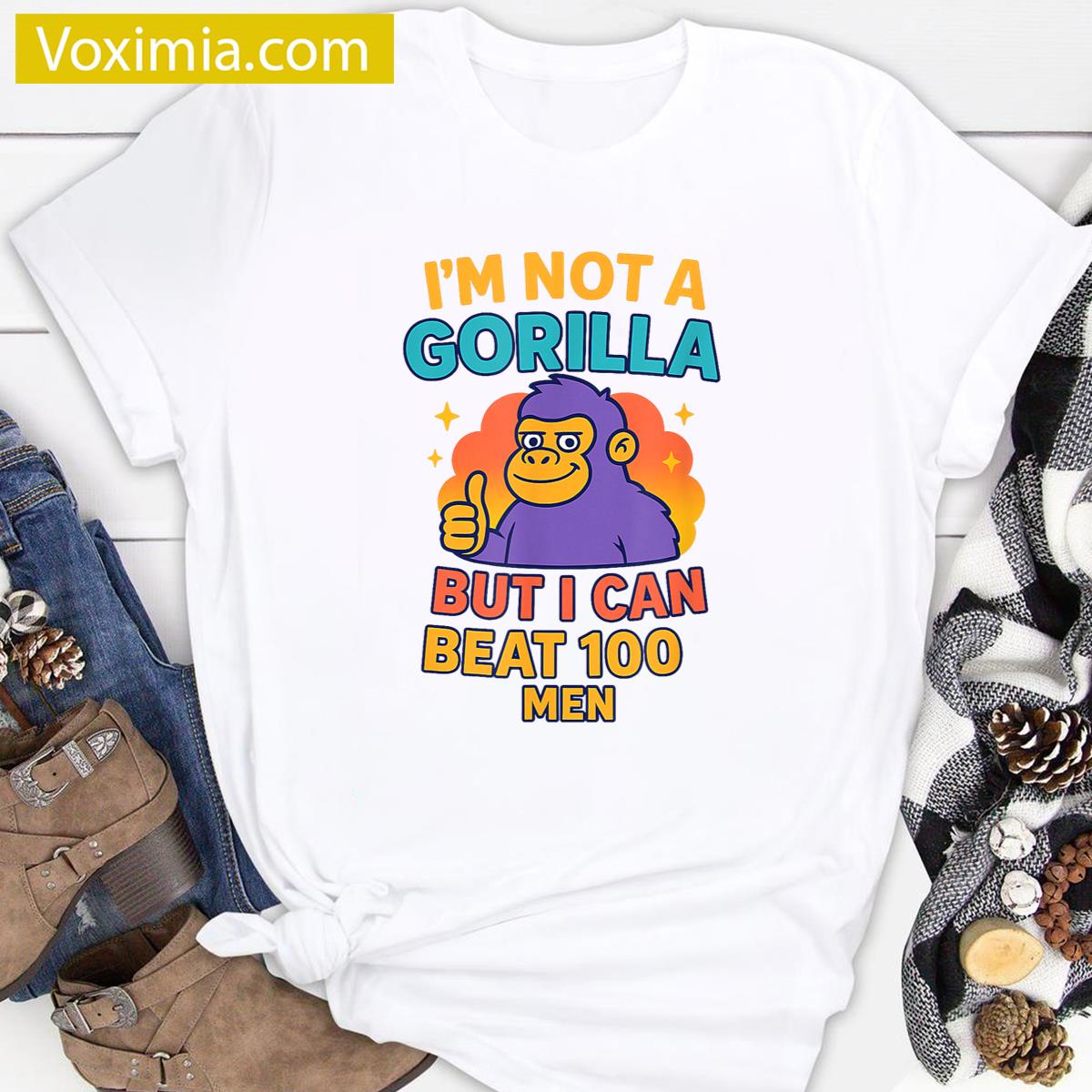 Gorilla Funny Beat Off T-shirt