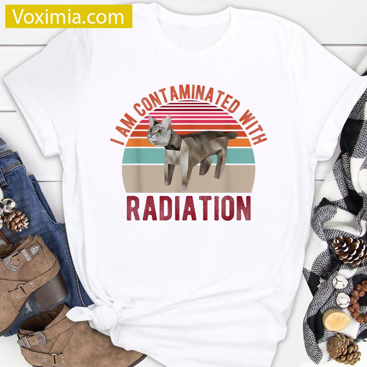 I Am Contaminated With Radiation Meme T-shirt