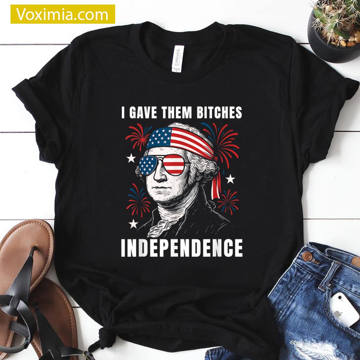 I Gave Them Independence Humor T-shirt