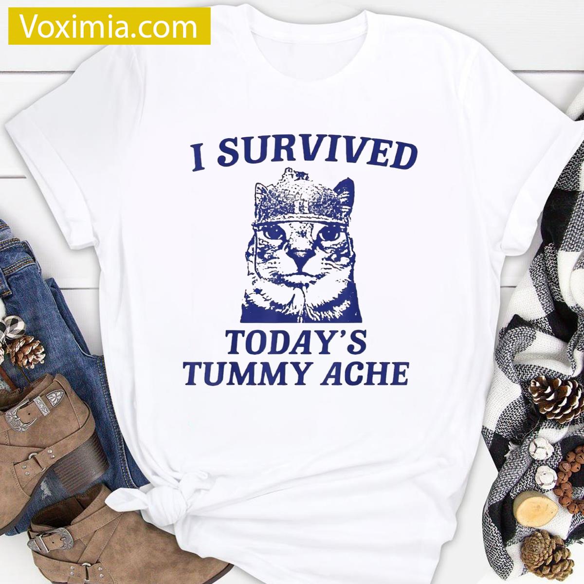 I Survived Cat Lover T-shirt