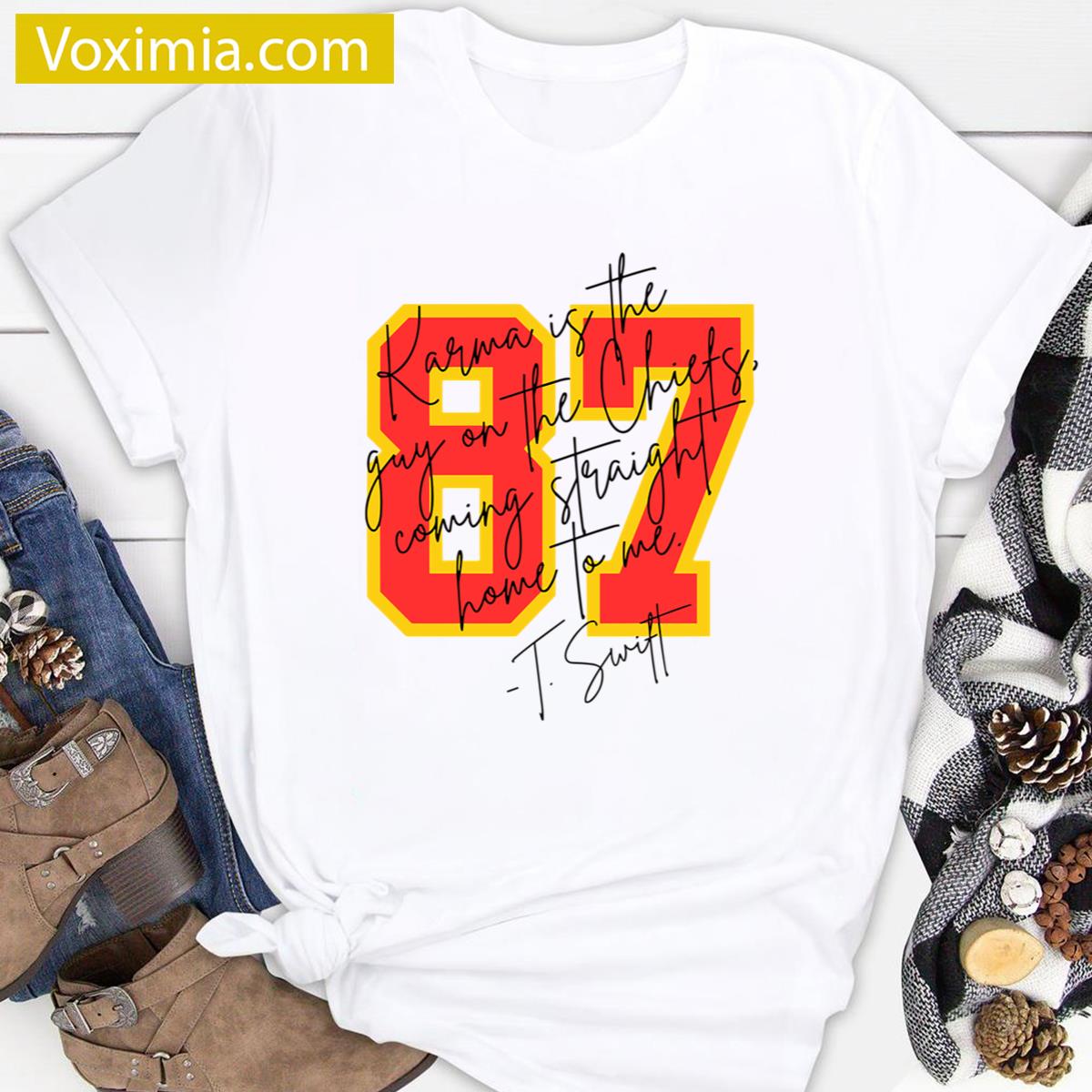 Karma Chiefs Trendy Design T-shirt