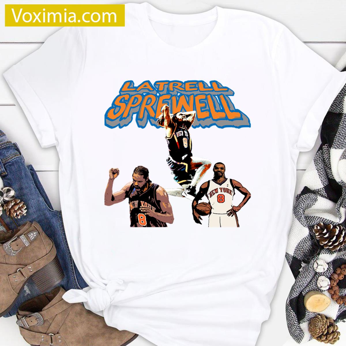 Latrell Sprewell Knicks Pride T-shirt