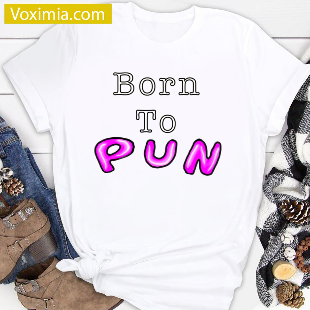 Oversized Born To Pun T-shirt