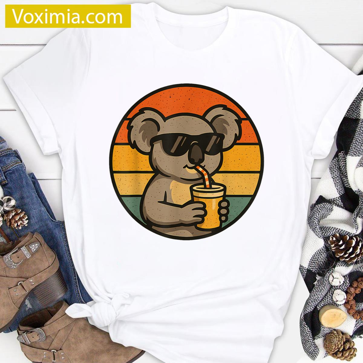 Retro Koala Meme T-shirt